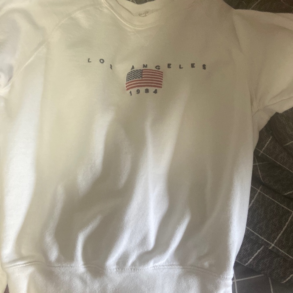 brandy melville white crew